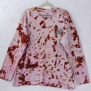 Hawaii Endless Summer Men's Pink Tie Dye Surf Board Shirt‎ Size XL